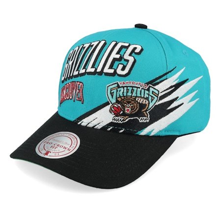 Mitchell & Ness - Vancouver Grizzlies Zoom By Pro Teal/Black Adjustable Adjustable Black Cap - NBA @ Hatstore