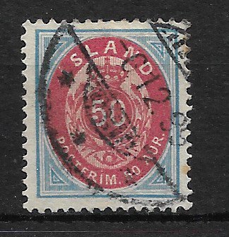 Island 1892 - AFA 16A - Stemplet