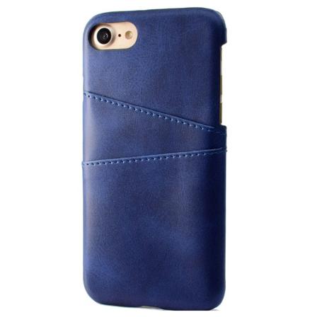 Exklusivt Stilrent Skal med kortfack för iPhone 7 (Vintage) Blå
