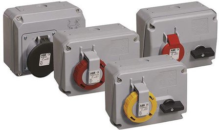 ABB 432MHS6 Stikkontakt blokkert, Strømbrytere & vegguttak