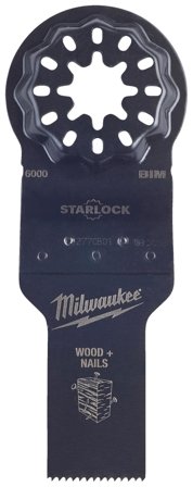 Milwaukee 48906000 Instickssågblad 20 x 34 mm, Starlock, Såga