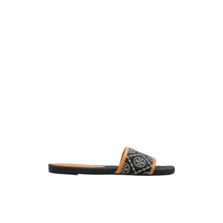 Tory Burch Slides With Logo Blå, Dame Sandaler, Størrelse: 39 EU