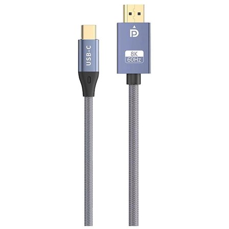 USB-C till DisplayPort-kabel, dubbelriktad, 8K 60Hz, Displayport till Type-C 3.1 DP-kabel för 3 för Pro