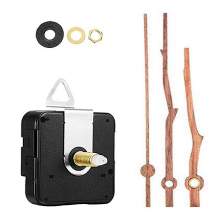 DIY Hiljainen Kvartsikoneisto Seinäkello 20mm Viisarit Kello 12 Tuuman Kellon Vaihto-osat, b