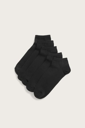 Kappahl | Skarpetki-stopki, 5-pak | Czarne