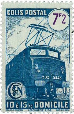 Frankrig - Pakkeporto YT 231B - Ubrugt