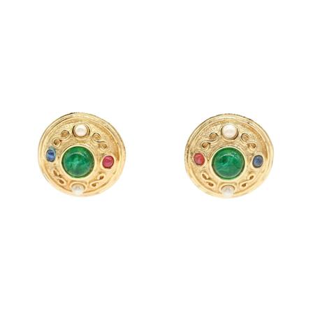 Dior Vintage Pre-owned Earrings gul, Dam Vintage Smycken, Dam, Storlek: ONE SIZE