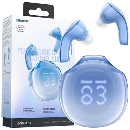 Acefast T9 Bluetooth 5.3 in-ear trådløse hodetelefoner - blå