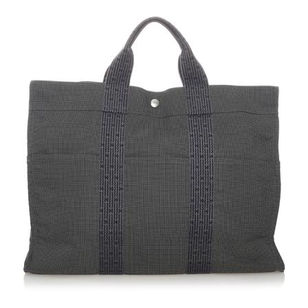 Hermès Vintage Pre-owned Herline MM Tote Tas , Grijs , Dames , Maat: ONE Size Vintage Tassen
