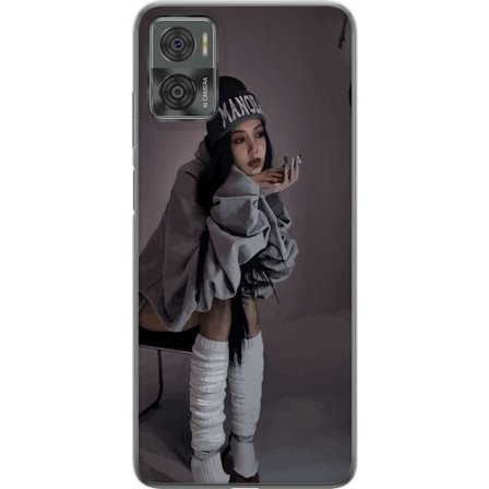 Kompatibel Mobilcover til Motorola Moto E22i Lisa Blackpink K-pop Idol Musik