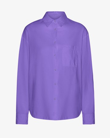 Organic Oversized Shirt - Ultra Violet S