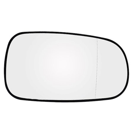 Kompatibel med Saab 9-5 9-3 YS3F YS3E 2002 - 2012 Venstre Højre Dør Sidespejl Glas Opvarmet med Base Blindvinkel Bagplade Fjederclips-WELLNGS