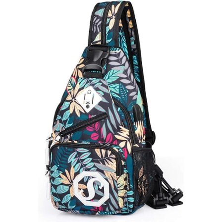 Skole Tasker Brysttaske Drenge/Piger Skuldertaske Mænd Kvinder Skoletaske Sling Taske Rygsæk Skuldertaske Rejse Sport Crossbody Taske Vandtæt 