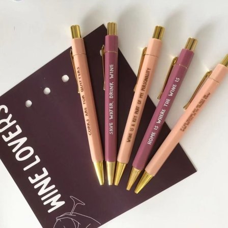 5-pack roliga pennor WINE LOVERS WINE LOVERS Wine Lovers