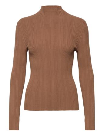 Sharimy Langærmet T-shirt Brun HUGO