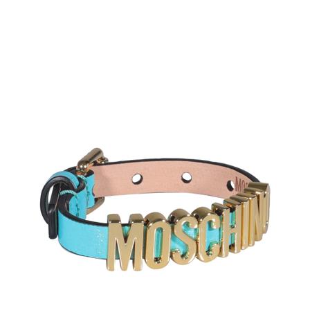 Moschino, Belts Blauw, Dames, Maat:ONE Size