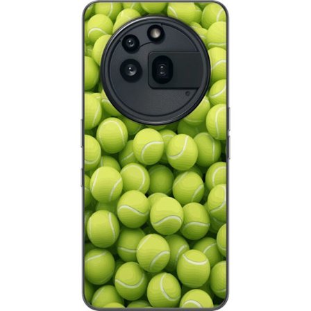 Kompatibel Mobilcover til Nothing Nothing Phone (3a) Pro Mønster af grønne tennisbolde i høj detalje, sporty motiv med gentagende tekstur og stærk