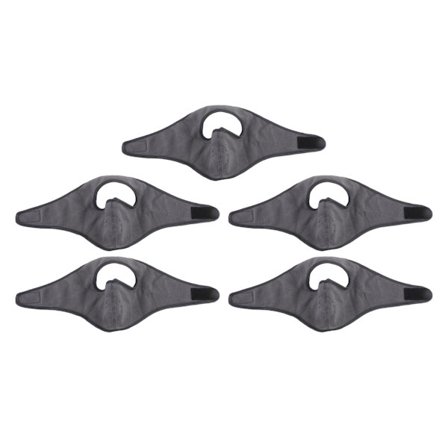 5 stk. Vinter Termisk Vindtæt Åndbar Ansigtsdækning til Mænd Kvinder Cykling Udendørs Arbejde Koldt Vejr Grå