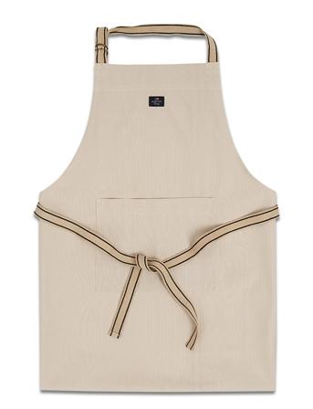 Icons Cotton Canvas Apron Home Textiles Kitchen Textiles Aprons Beige Lexington Home