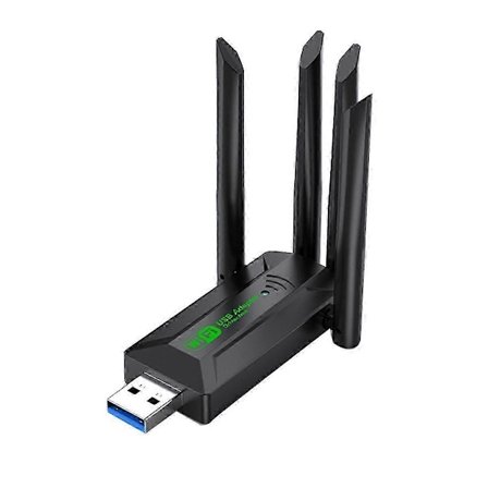 1200 Mbps Dobbelt bånd USB3.0 Wifi Adapter 2.4GHz 5GHz WiFi Adapter med 4 Antenner PC Mini Datamaskin Nett