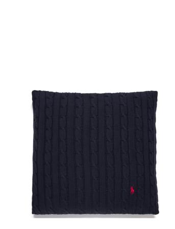 Cable Cushion Cover Home Textiles Cushions & Blankets Cushion Covers Blå Ralph Lauren Home