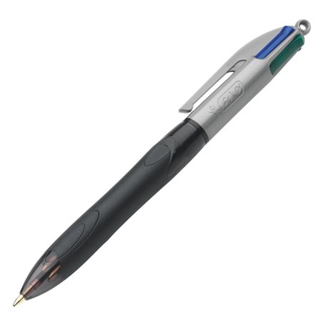 BIC 4 Colours Grip Pro Multi Ballpoint Pen