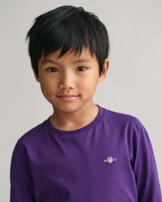 GANT - Kids Longsleeve med Shield-logo - Unisex - 92