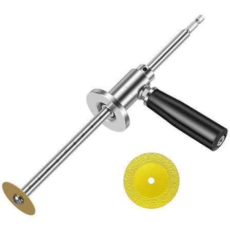 Innvendig rørkutter for PVC-rørkutter, rørleggerverktøy i rustfritt stål med diamantgr