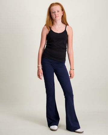 VERO MODA VMMAXI MY SOFT V SINGLET JRS GIRL NOOS Czarny Topy i bluzki Dziewczyna - Kids Brand Store