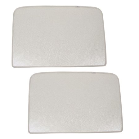 Solskjerming for biltak i glass, ikke-vevd stoff, varmeisolasjon, pustende UV-beskyttelse, erstatning for Tesla Model Y 2021 til 2023, beige