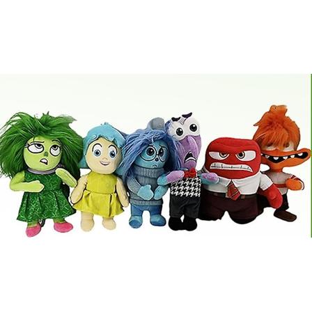Den perfekte julegaven 6* Inside Out 23cm Happy Fear plysjleker Barnas dukker plysj actionfigurer