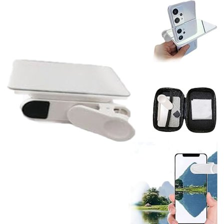 Smartphone Camera Mirror Reflection Clip Kit - Telefon Reflection Camera Clip Selfie Reflector Ny spegelreflektion för telefonkamera