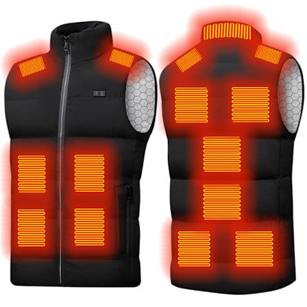 USB Laddningsvärmeväst Exklusive uppladdningsbart batteri