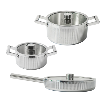 Vargen & Thor Glima Grytesett Blank 3stk