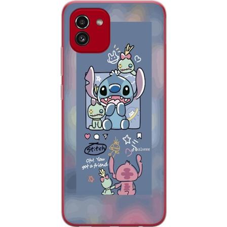 Samsung Galaxy A03 Gennemsigtig cover Stitch Venner