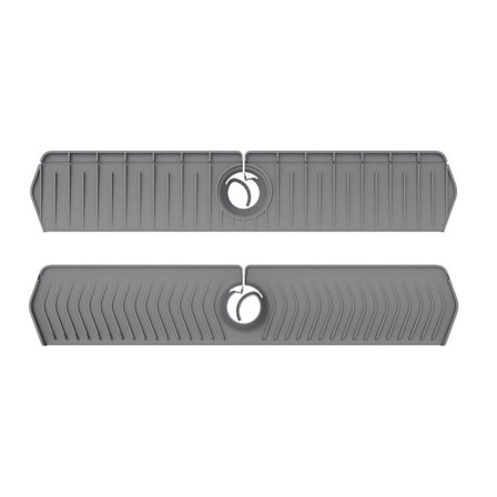 Kran Absorberande Matta Diskbänk Stänkskydd GRÅ - Högkvalitativ Grå