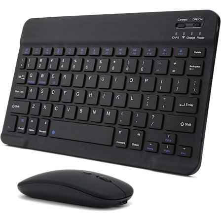Genopladelig Bluetooth-tastatur og mus-kombination Ultra-Slim Porta