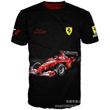 2023 sommar F1 racing kostym stilig kortärmad T-shirt för män XXS