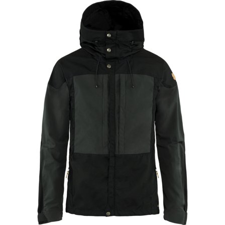 Fjällräven Men's Keb Jacket in Black | Size: XS, G-1000/Stretch Fabric