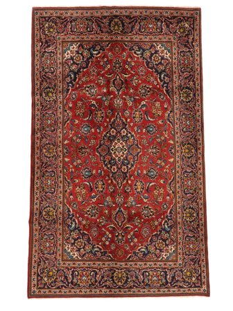 Keshan Rug Oriental Dark Red/Black (Wool, Persia)