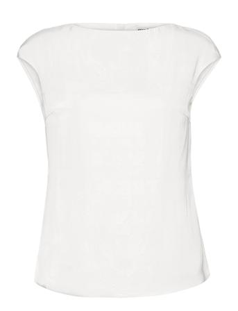 Yui Top Blouses Short-sleeved Creme Ahlvar Gallery