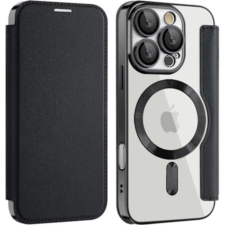 Etui til iPhone 16 Pro Max Kompatibel med MagSafe (Sort)