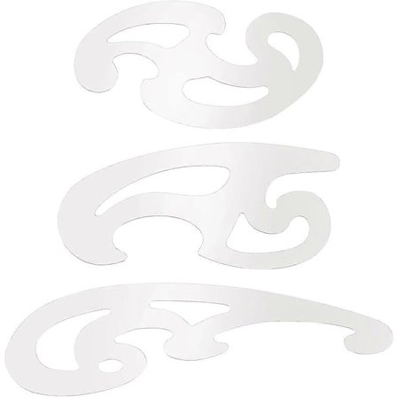 Ruostumattomasta teräksestä valmistetut ranskalaiset kaariviivaimet, metalliset kuvioviivaimet, luonnosmallit, piirustusmallit, työkalu vaatteiden 