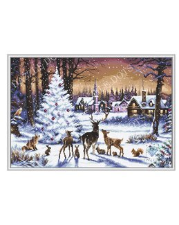 Diamond Painting Julskog