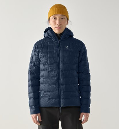 Haglöfs ROC Flash Down Hood Men Tarn Blue - Miehet - XL