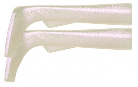 SvartZonker Big Paddle - Iridicerande pearlwhite 2-pack