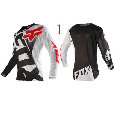 Sommar herr FOX downhill kläder cykel snabbtorkande andas långärmad T-shirt style 1 XS