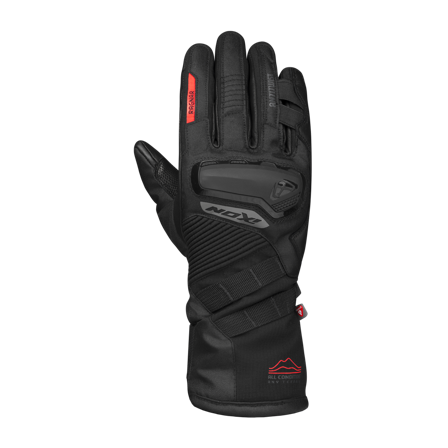 Motorhandschoenen Ixon Pro Ragnar Zwart/Fel rood S