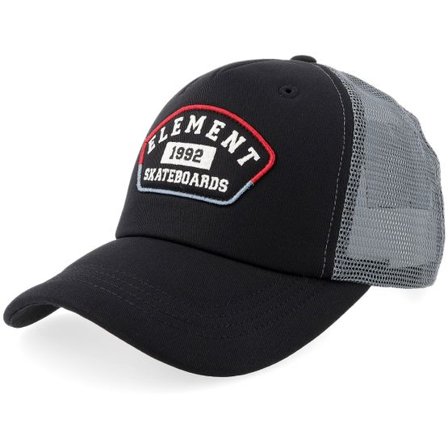 Element - Svart trucker Keps - Team Cap Flint Black Trucker @ Hatstore