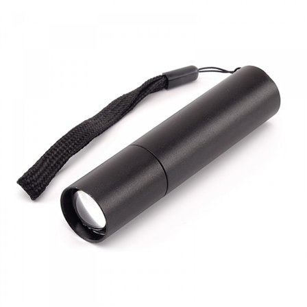 Mini lommelygte med genopladelig zoom, super lys, lang rækkevidde, lille bærbar LED til udendørs camping, studerende med USB
